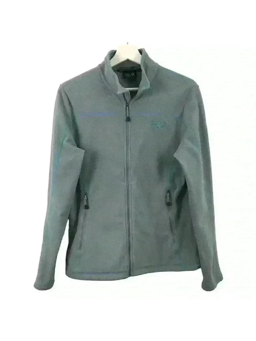 Mountain Hardwear Women’s Fleece Gray Full Zip 100% Polyester Jacket Size M